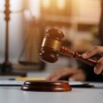 gavel of the judge